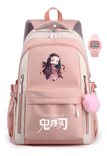 2024 Nuevo Mochila Periférica Niman Demon Slayer + Reloj