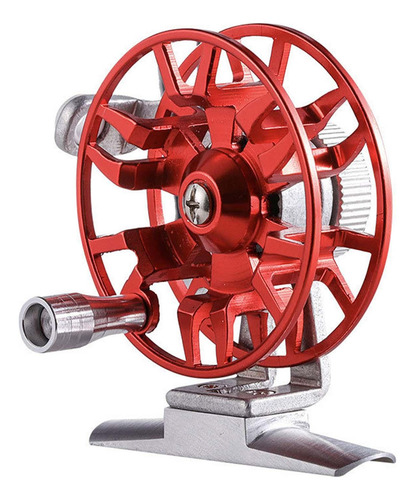 Carrete De Pesca Con Mosca, Diseño Innovador, Rojo