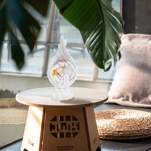 Mesa De Comedor Católica Con Figura Religiosa De Jesús
