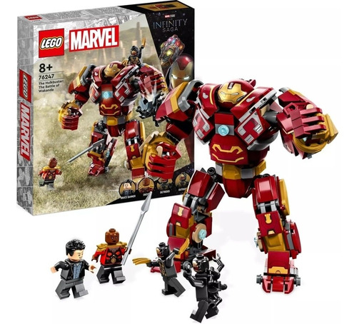 Lego Marvel - The Battle Of Wakanda -385 Pcs - 76247