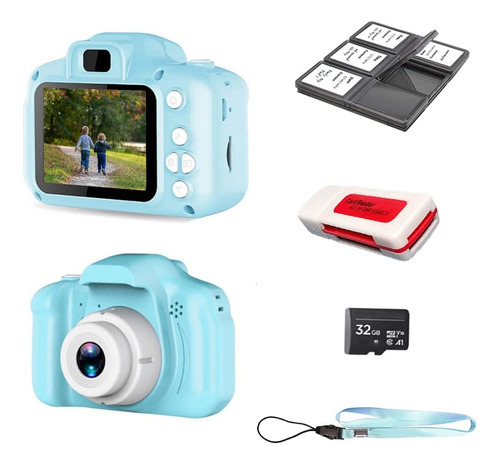 Kit Compacto De Fotos Y Vídeos Acuvar 1080p Kids Selfie Hd D