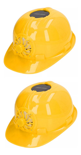 Gorra De Seguridad Ventilada, Ventilador Solar Duro, Casco,