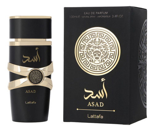 Perfume En Aerosol Lattafa Asad Para Hombre, 100 Ml