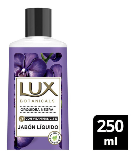 Jabon Liquido Cuerpo Lux Botanicals Orquidea Negra X 250 Ml