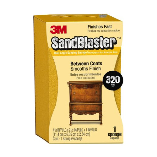 Sandblaster Esponja Lija Doble Angulo Grit Inch Xq