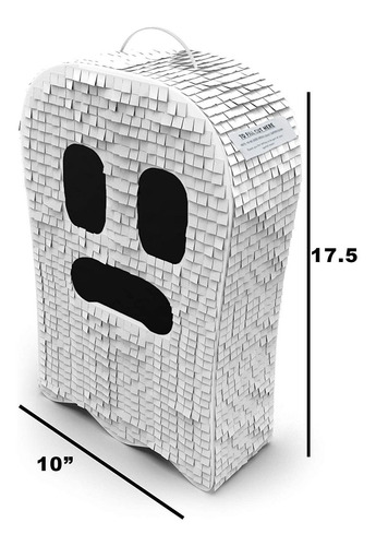 Get A Pinata Ghost - Pinata De Halloween Con Palo, 17.1 X 10