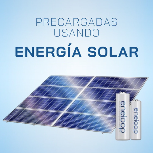 Pilas Aaa Recargables Panasonic Eneloop, 4 Pilas