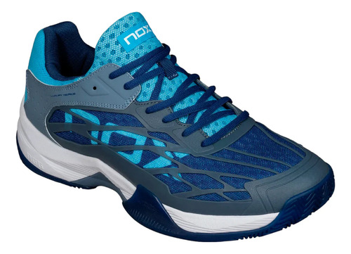 Tenis Nox At10 Lux Piedra/azul Bonnie