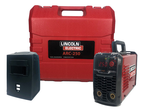 Soldadora inverter Lincoln ARC 250 color rojo 127V