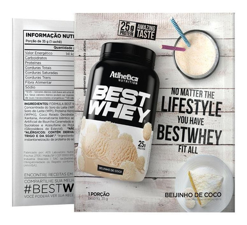 Best Whey (sachê-35g) Atlhetica Nutrition