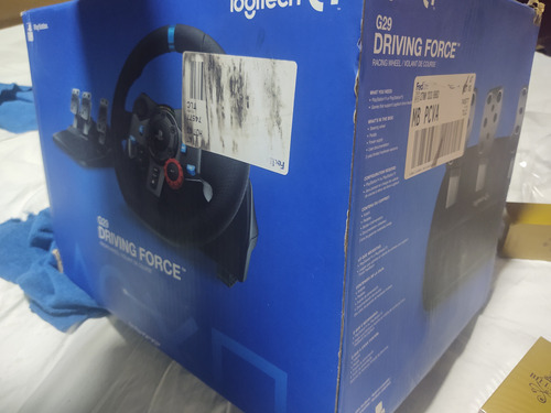 Volante Logitech G29 Ps4 Driving Force Pc Ps3 Color Negro Negro (Usado)