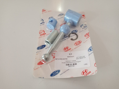 Imagen 2 de 7 de Kit Dedo Selector Varillaje Con Buje Renault Logan Sandero