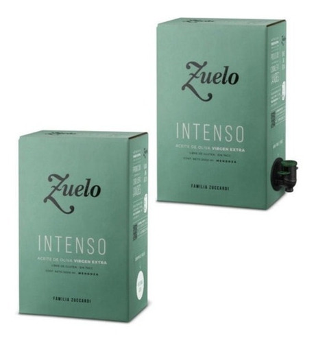 2 Bag In Box Zuelo Intenso X2 Lt C/u - Aceite Oliva Sin Tacc