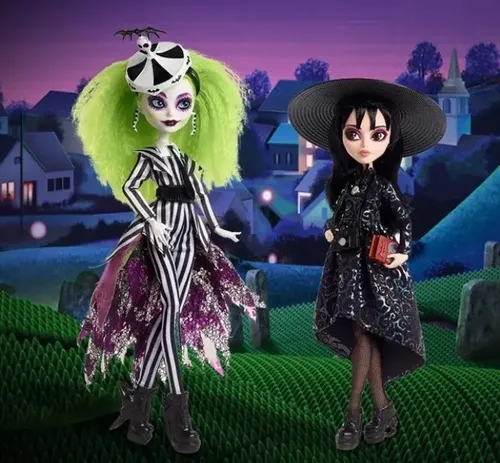 Monster High Skullector - Beetlejuice & Lydia Deetz | MercadoLivre
