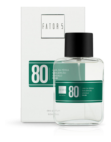 Perfume Fator 5 Masculino 60ml - N°80