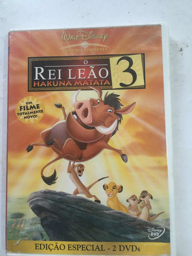 O Rei Leão 3 Dvd Original Usado Dublado