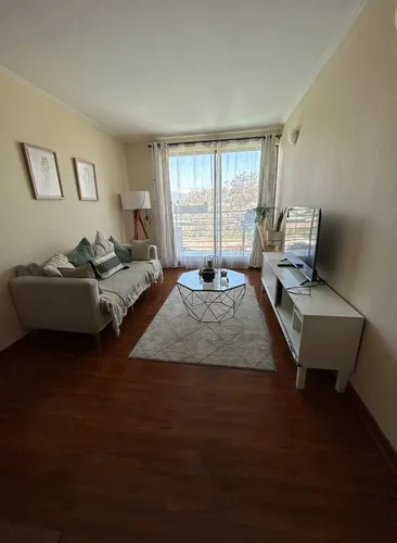 Precioso Departamento Amoblado Con Vista Cordillera