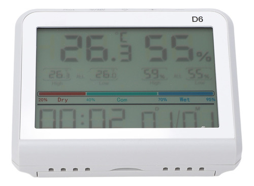 Termómetro Digital De Habitación, Reloj Interior Con Pantall