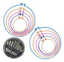 Comprar Bastidor Para Bordar, Aros De Bordado X2 Juegos +15 Agujas