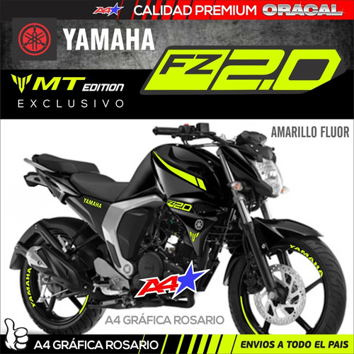 Calcos Yamaha Fz2.0 Fzfi Fz16  Edicion Mt