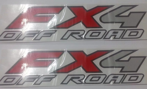 Par De Emblema Adesivo Fx4 Off Road F250 Importada