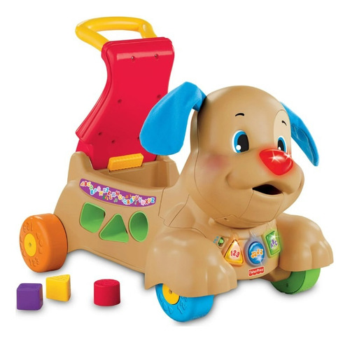 Fisher Price Puppy Ride On Musical Con Luces Y Sonidos / B Perro Caqui