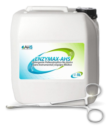 Detergente Poli Enzimático Enzymax-ahs P/ Instrumental 5 Lts