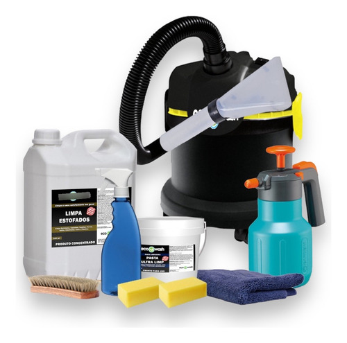 Higienizador Estofados Sofá Colchão + Aspirador Hibrido 110v