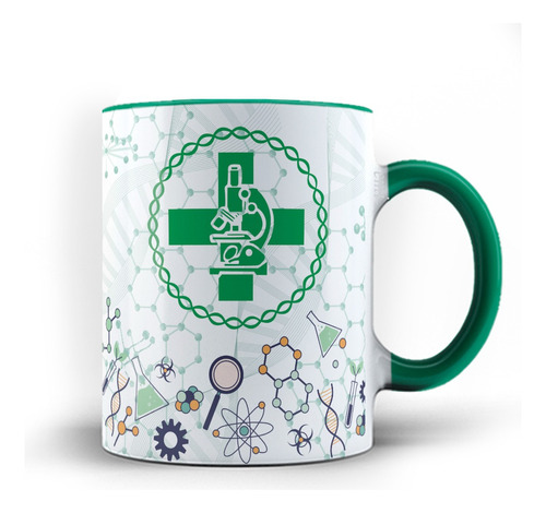 Caneca Xicara Biomédico Profissão Biomedicina  Biomédica 23a