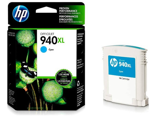 Cartucho De Tinta Hp 940 Xl Color Cian