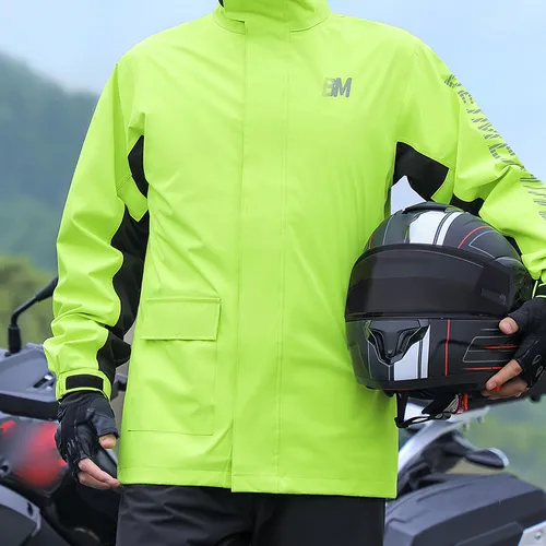 Chubasquero Para Moto, Con Diseño Dividido, Para Hombre, Res