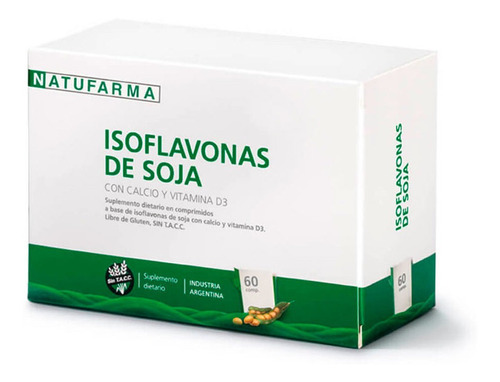 Natufarma Isoflavonas De Soja Con Calcio Vitamina D X60 Comp