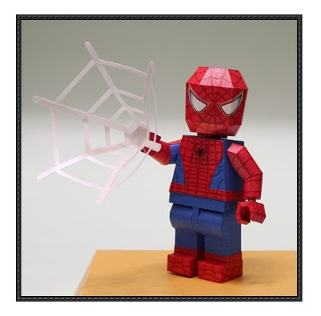 Paperkraft Spiderman Imprimible Listo Para Armar / Modelismo