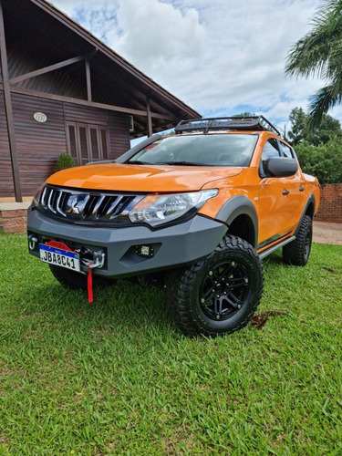 Kit Parachoques Em Aço Ferro L200 New Triton 17/19