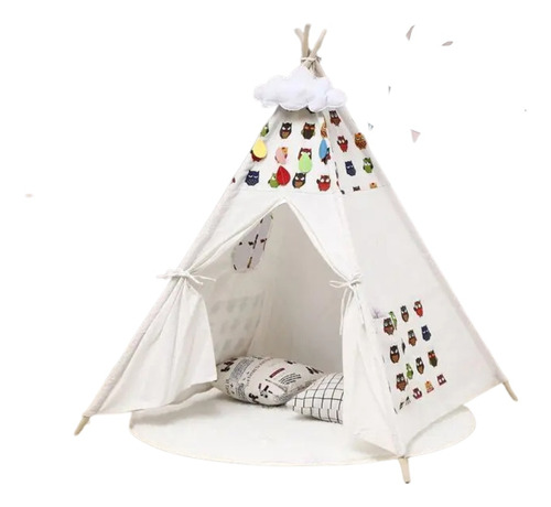 Carpa Tipi Para Niños. 160 Cm. Buhos