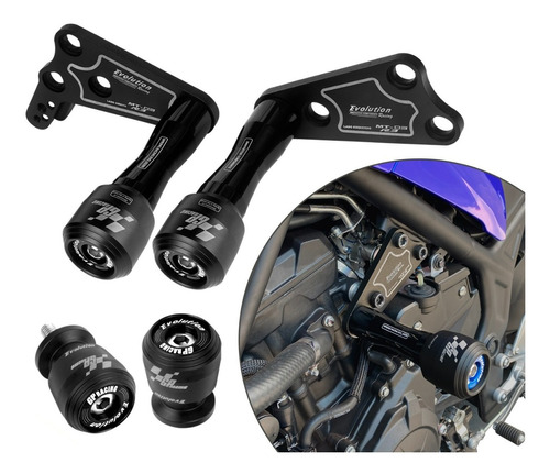 Kit Slider Diant. / Tras. Gp Carenagem Yamaha Mt03 15/22