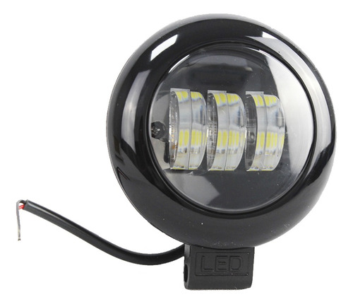 Neblinero Led 12-36v Foco Led Blanco Redondo Universal