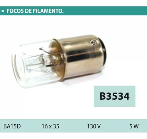 Foco Bayoneta 24V 5W 