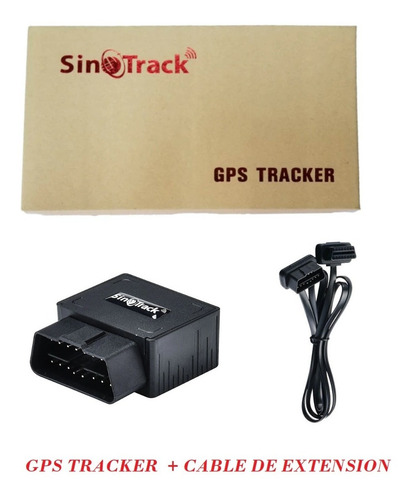 Imagen 1 de 4 de Gps Vehicular Obd2 Sinotrack St-902 + Cable De Extension