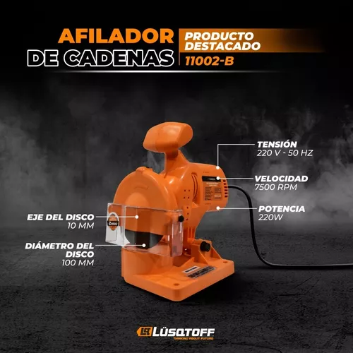Afilador Cadenas Motosierra Electrico 100 mm.