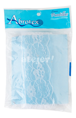 Imagen 4 de 6 de Puntilla Mercería Nylon Art 734 De 60mm X 10 Metros