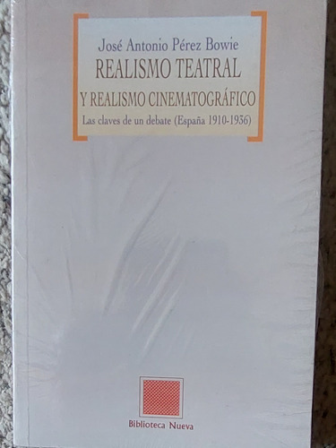 Realismo Teatral Y Realismo Cinematografico España 1910-1936