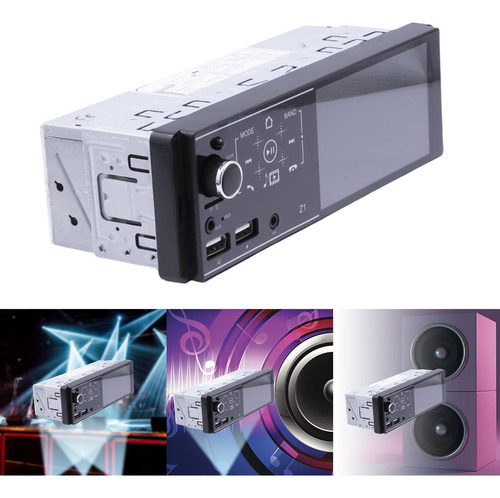 4.1 Bluetooth Car Stereo Audio Fm Aux Input Receptor Tf Usb