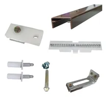 Comprar Kit De Ferragens Simples Para Porta Camarão - 80cm Bronze
