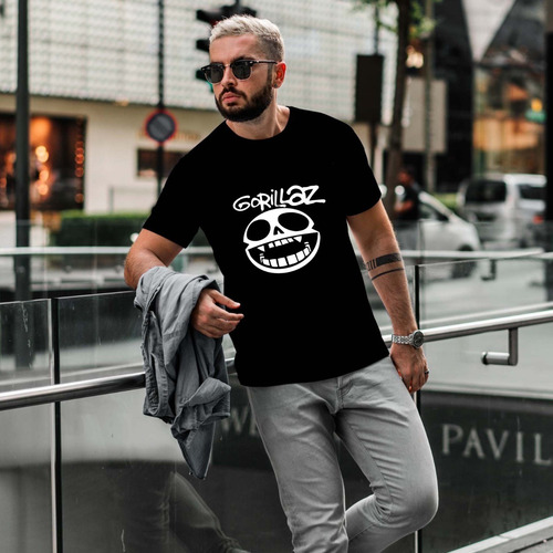 Remera De Gorillaz Rock Música Algodón Premium
