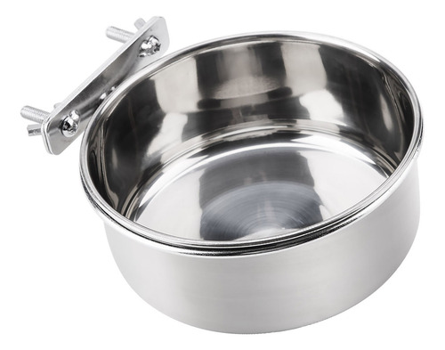 Comedero De Acero Inoxidable Para Comida Y Agua Para Pájaros