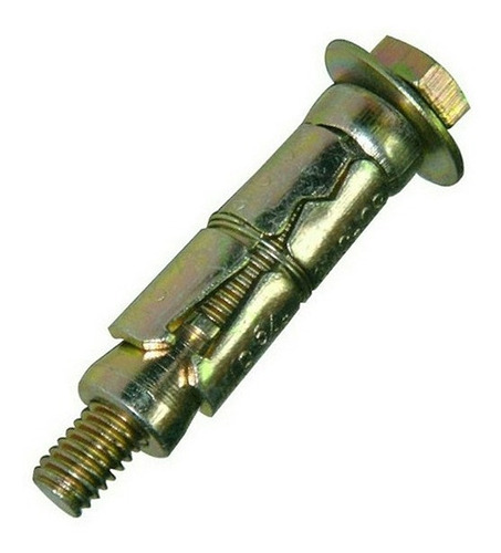 Ramplug Expansivo De Hierro 1/4  Con Tornillo (4 Pzas)