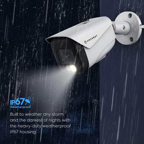 2 Camaras De Seguridad Ip Poe Bala Amcrest Ultrahd 4k 8mp