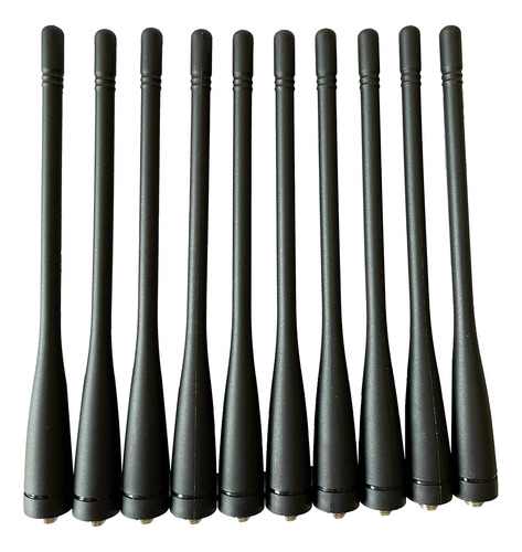 10 Pcs Kra27 Uhf Antena Látigo 400470mhz Kenwood Twowa...