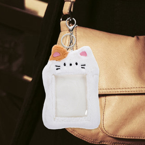 Funda De Tarjetas De Felpa De Dibujos Animados, Funda De Tar